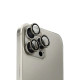 Захисне скло камери +NEU Chatel Metal Frame для Apple iPhone 15 Pro (Natural)