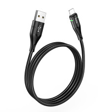 Кабель Hoco U93 Shadow USB-A – Lightning (1.2 м · 12W · 2.4A) (Black)