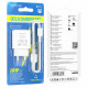 Мережевий зарядний пристрій Borofone BA72A USB-A (18W · 3A) з кабелем USB-A – Micro-USB (White)