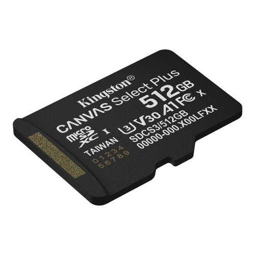 Карта памяти Kingston MicroSDXC Canvas Select Plus Gen3 512GB
