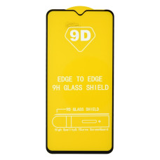 Защитное стекло в тех упаковке для Xiaomi Redmi 8a (Full Glue) (0.3 мм, 2.5D) (Black)