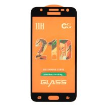 Захисне скло в тех упаковці для Samsung J320 Galaxy J3 (2016) (Full Glue) (0.3 мм, 2.5D) (Black)