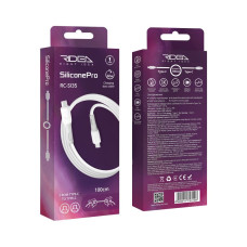 Кабель Ridea RC-SI35 SiliconePro Type-C – Type-C (1 м · 60W · 3A) (White)