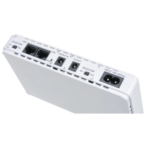 Безперебійний блок живлення Hoco DB25 Smart Mini UPS 5V 9V 12V (8800 mAh) (White)