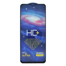 Защитное стекло в тех упаковке для Tecno Spark 7P (Full Glue) (0.3 мм, 2.5D) (Black)