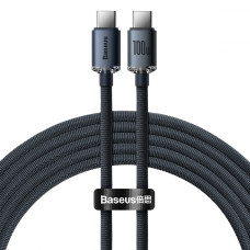 Кабель Baseus Crystal Shine Series Type-C – Type-C (2 м · 100W · 5A) (CAJY000701) (Black)