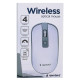 Мишка бездротова Gembird MUSW-4B-06-WS (White/Gray)