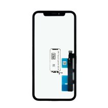Сенсорне скло для Apple iPhone Xr з рамкою з OCA (Black) (Original PRC)