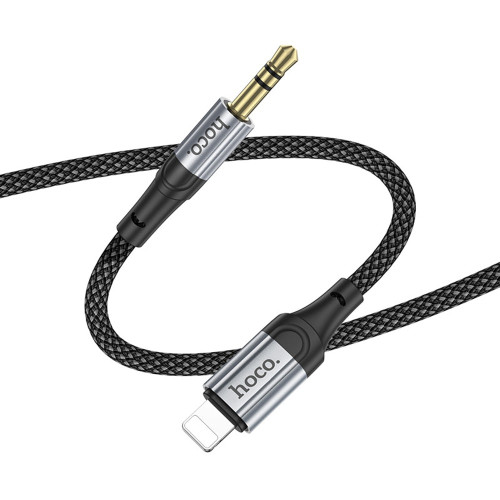 Аудіокабель AUX Hoco UPA26 Lightning – 3.5 мм (1 м) (Black)