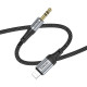 Аудіокабель AUX Hoco UPA26 Lightning – 3.5 мм (1 м) (Black)