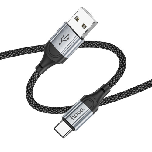 Кабель Hoco X102 USB-A – Type-C (1 м · 15W · 3A) (Black)