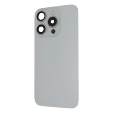 Задняя крышка для iPhone 15 Pro (White) (Original) со стеклом камеры