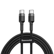 Кабель Baseus Cafule Type-C – Type-C (2 м · 60W · 3A) (CATKLF-HG1) (Black/Gray)