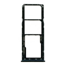 Держатель SIM-карты и карты памяти для Samsung M315 Galaxy M31 (2020) (версия на 2×SIM) (Black)