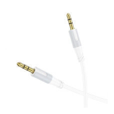 Аудиокабель AUX Borofone BL19 3.5 мм (1 м) (White)