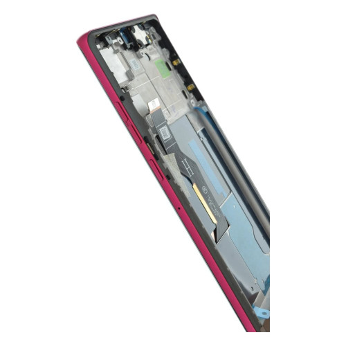 Дисплей для Motorola XT2429 Moto Edge 50 Fusion з тачскріном в рамці (Pink) (Original)