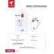 Сетевое зарядное устройство FLYCDI FA-012 2xUSB-A (12W · 2.4A) с кабелем USB-A – Lightning (White)