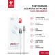 Кабель FLYCDI FLK005 Type-C – Type-C (1 м · 45W · 6A) (White)