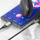Audio кабель AUX Proove SoundMesh Type-C to 3.5мм 1м gray