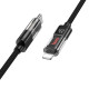 Кабель Hoco U116 Type-C – Lightning (1.2 м · 27W · 3A) (Black)
