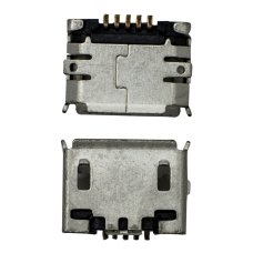 Разъем зарядки для Sony Ericsson Vivaz Pro 5 pin (4 креплений) (контакты снизу) (Micro USB) без шлейфа
