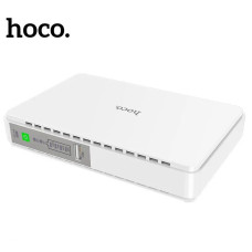 Безперебійний блок живлення Hoco DB25 Plus 5V 9V 12V (10000 mAh) (White)