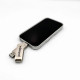 Зовнішній накопичувач Wibrand Wolf SSD USB-A/C WO1TB 1TB Silver