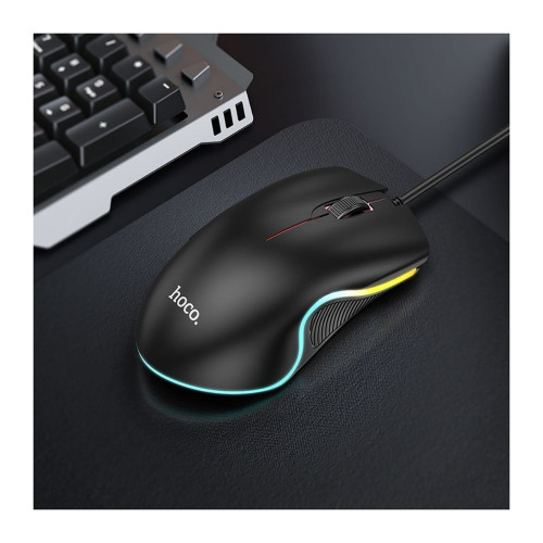 Мышка проводная Hoco GM19 (1.1 м) (Black)