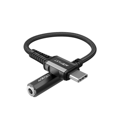 Аудіокабель Acefast C1-07 Type-C – 3.5 мм (0.18 м) (Black)