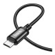 Кабель Hoco X89 USB-A – Micro-USB (2 м · 12W · 2.4A) (Black)