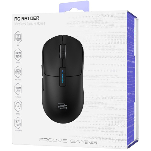 Мишка бездротова ігрова Proove Gaming RC Raider 8K (White/Purple)