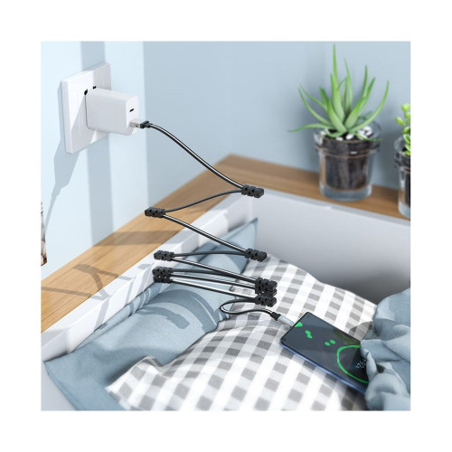 Кабель Hoco U103 Orbit USB-A – Type-C (1 м · 12W · 2.4A) (Black)