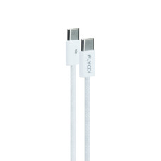 Кабель FLYCDI FLK006 Type-C – Type-C (1 м · 25W · 3A) (White)
