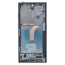 Дисплей для Samsung S908 Galaxy S22 Ultra з тачскріном в рамці (Black) (OLED) (Small size)