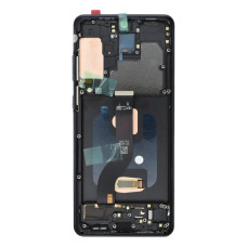 Дисплей для Samsung G985 Galaxy S20 Plus з тачскріном в рамці (Black) (OLED) (Big size)