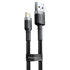 Кабель Baseus Cafule USB-A – Lightning (1 м · 20W · 2.4A) (CALKLF-BG1) (Black/Gray)