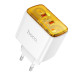 Сетевое зарядное устройство Hoco CS43A 2xUSB-C (45W · 3A) (White)