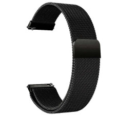 Ремешок универсальный 20 мм Milanese Loop Design для Amazfit, Samsung, Huawei (Black)