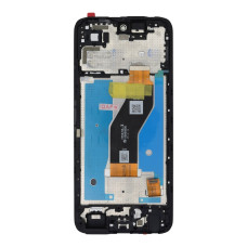Дисплей для Infinix Smart 10 с тачскрином в рамке (Black) (Original) (ver. FPC)
