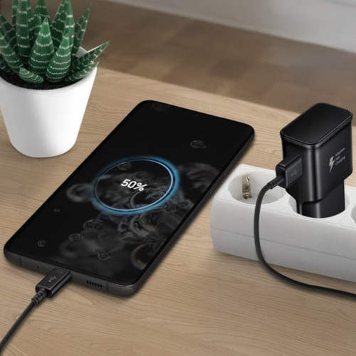 Сетевое зарядное устройство Samsung USB-A (5W · 1A) (NO LOGO тех. пак) (Black)