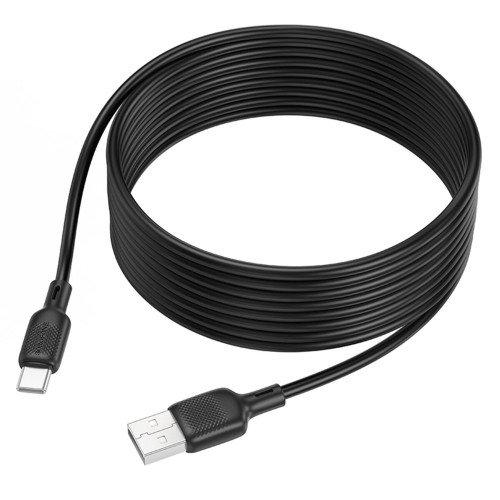 Кабель Borofone BX113 USB-A – Type-C (3 м · 15W · 3A) (Black)