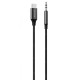 Аудиокабель AUX Proove SoundTrack Type-C – 3.5 мм (1 м) (Black)