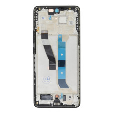 Дисплей для Poco M8 (5G) с тачскрином в рамке (Black) (Original)