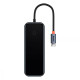 USB-хаб Baseus AcmeJoy 5в1 Type-C (HDMI · 2xUSB 3.0 · USB 2.0 · Type-C PD) (Dark Gray)