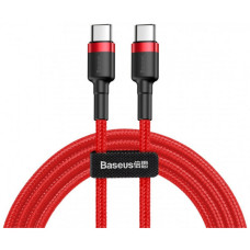 Кабель Baseus Cafule Type-C – Type-C (2 м · 60W · 3A) (CATKLF-H09) (Red)