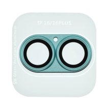 Захисне скло камери KRONOS для Apple iPhone 16 Plus (Full Protect) (Teal)