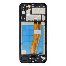 Дисплей для Samsung A042 Galaxy A04e (2022) с тачскрином в рамке (Black)