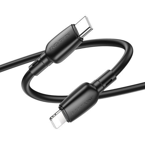 Кабель Borofone BX93 Type-C – Lightning (1 м · 20W · 2.4A) (Black)
