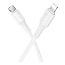 Кабель Hoco X120 Type-C – Lightning PD (1 м · 27W · 3A) (White)