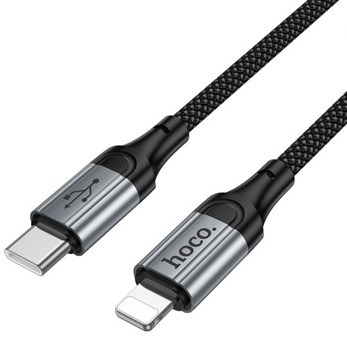 Кабель Hoco X121 Type-C – Lightning (1.5 м · 27W · 3A) (Black)